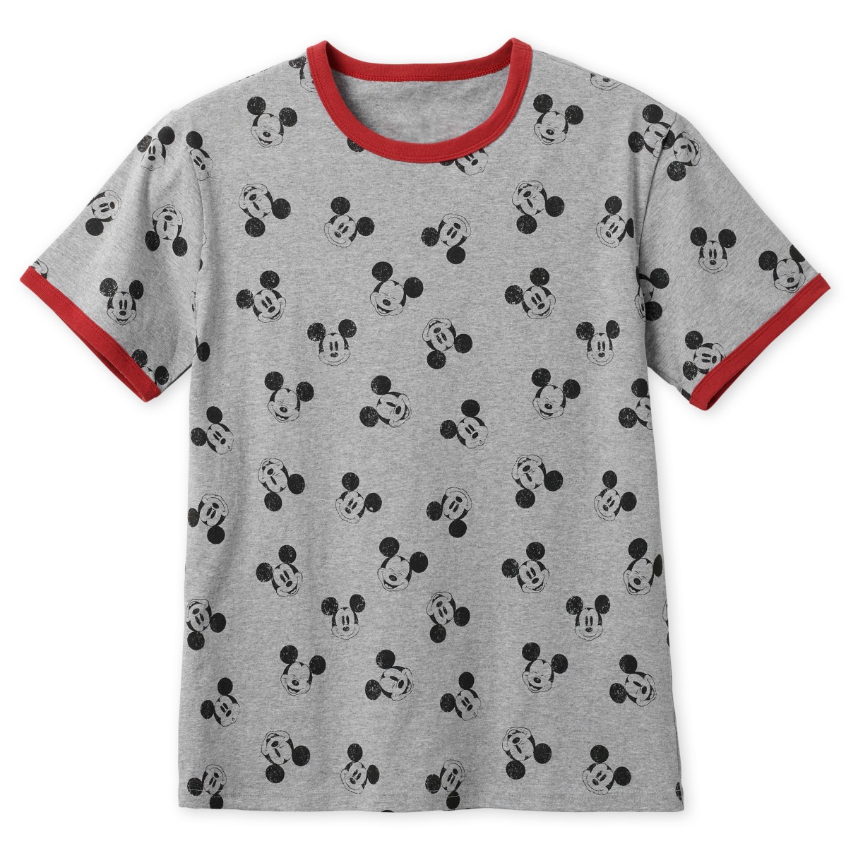 Mickey Mouse Allover Ringer T-Shirt for Men