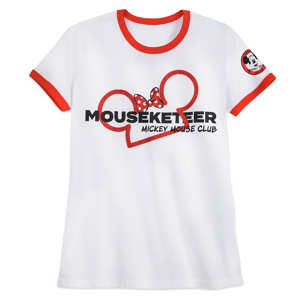 Minnie Mouse Mouseketeer Ringer T-Shirt for Women
