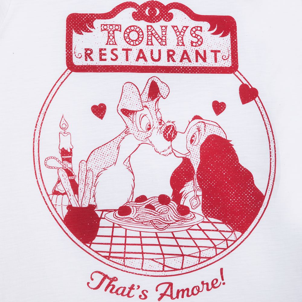 Tony's Restaurant Ringer T-Shirt for Women – Lady and the Tramp