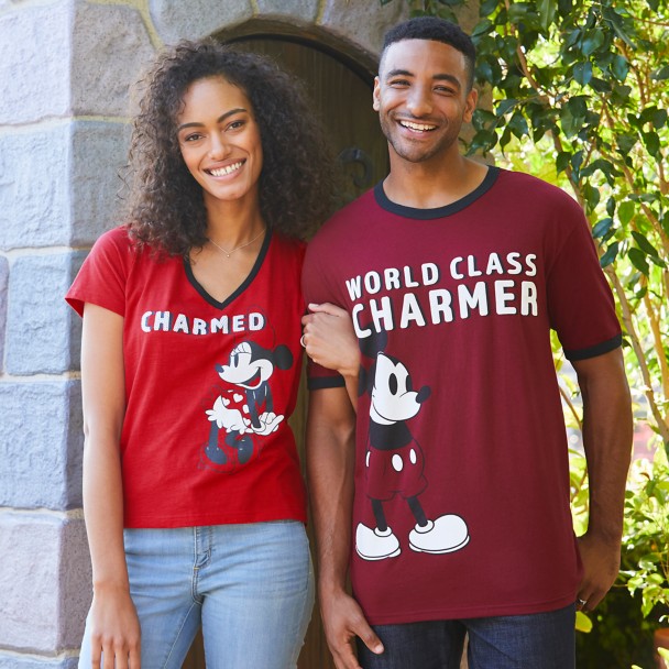 Mickey Mouse ''Charmer'' Ringer T-Shirt for Men