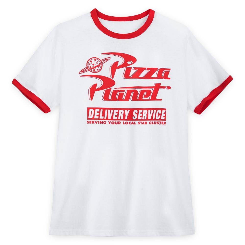 Pizza Planet Logo Ringer T-Shirt for Men – Toy Story