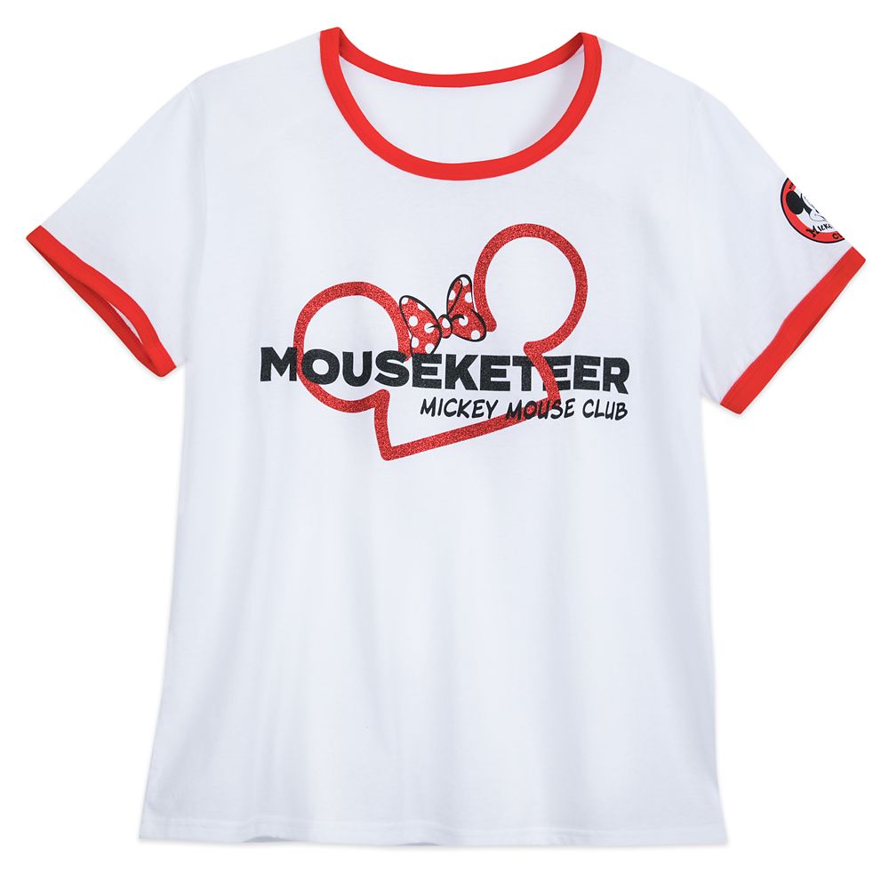 Minnie Mouse Mouseketeer Ringer T-Shirt for Women – Extended Size