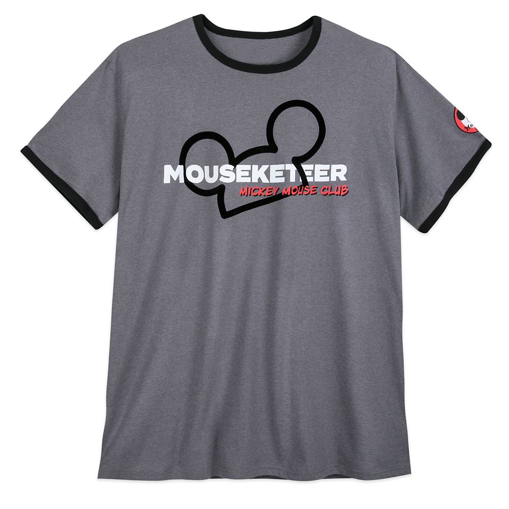 The Mickey Mouse Club Mouseketeer Ringer T-Shirt for Men – Extended Size