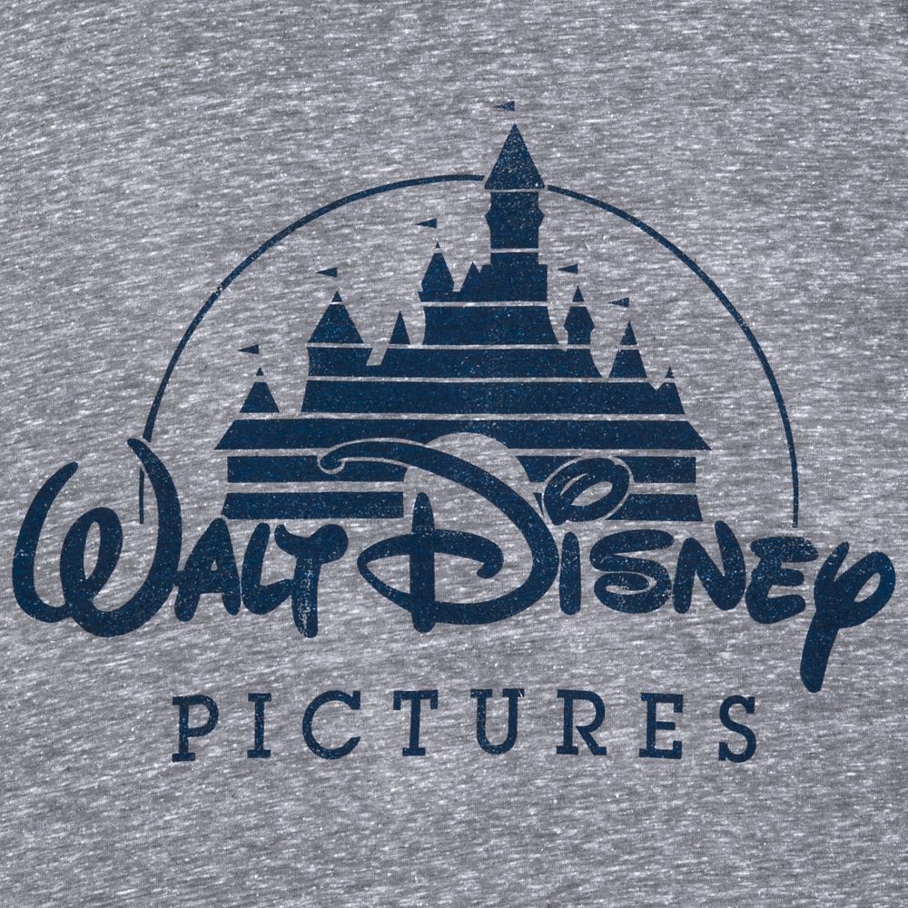 Walt Disney Pictures Logo T-Shirt for Men – Gray