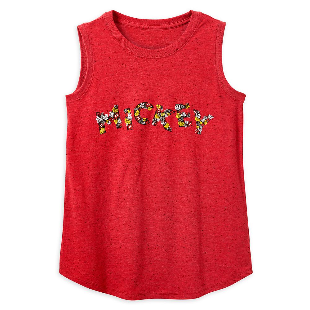 Mickey Mouse Speckled Tank Top for Women