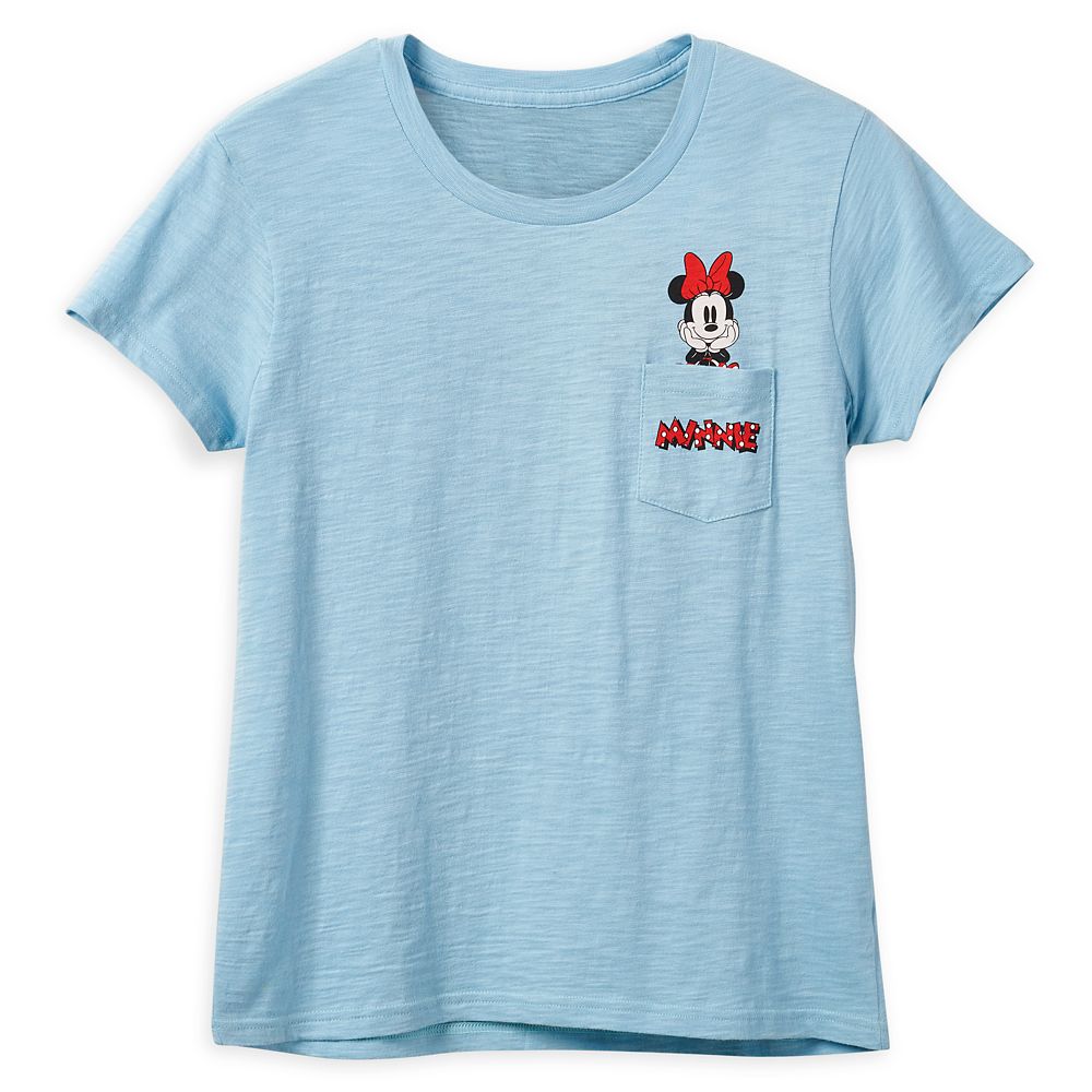 Minnie Mouse Pocket T-Shirt for Women available online for purchase ...