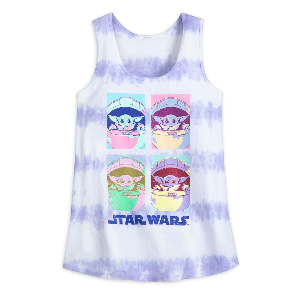 Grogu Tie-Dye Tank Top for Women – Star Wars: The Mandalorian