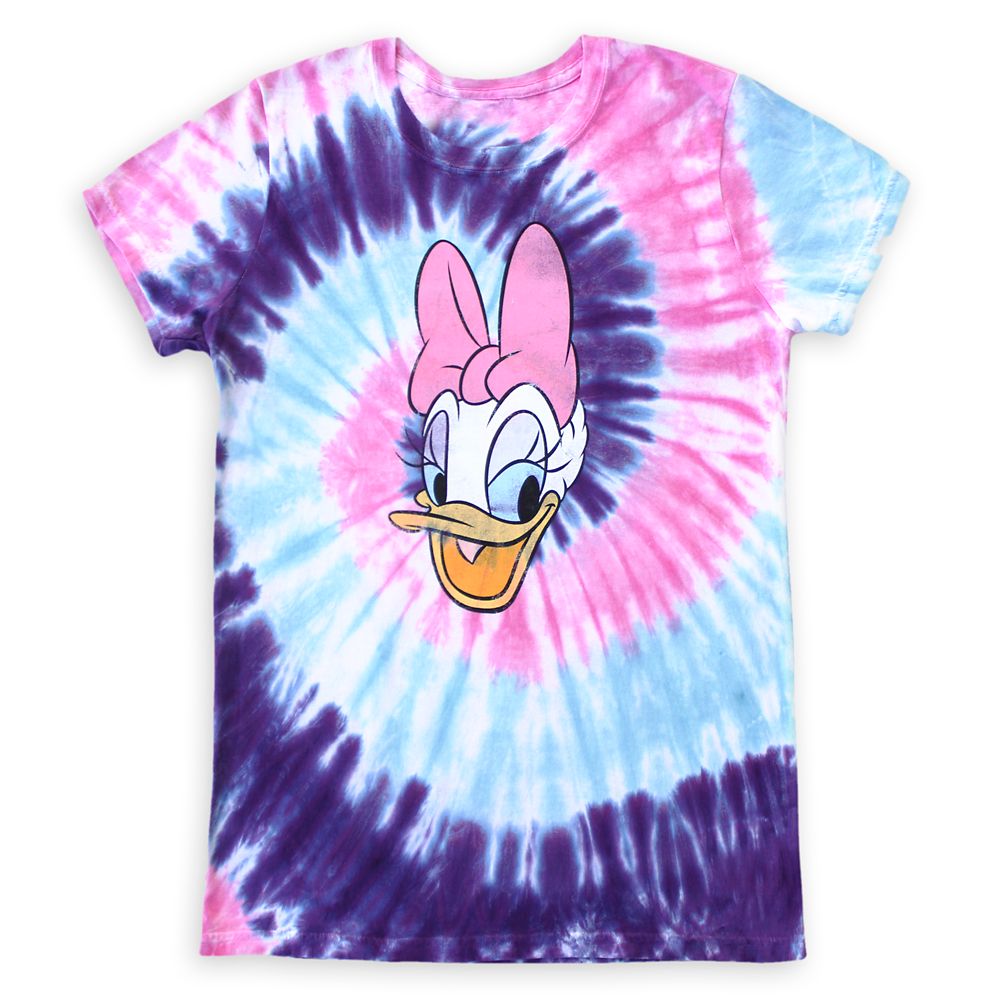 Daisy Duck Tie-Dye T-Shirt for Women has hit the shelves