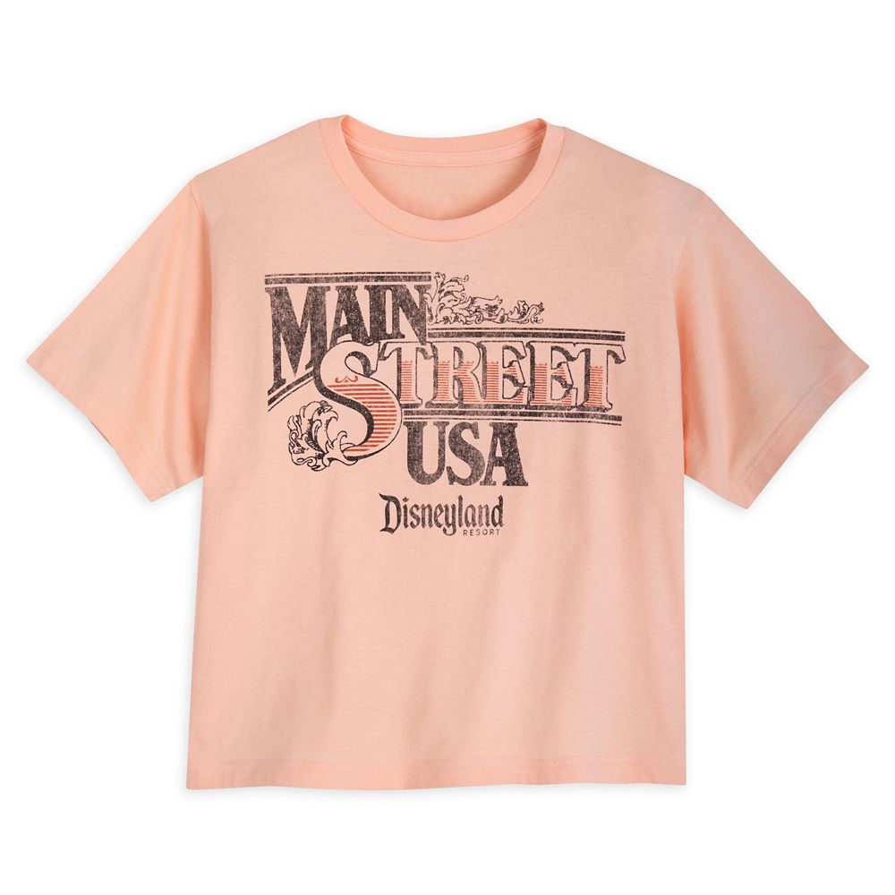 Main Street U.S.A Logo Crop Top for Women – Disneyland now out