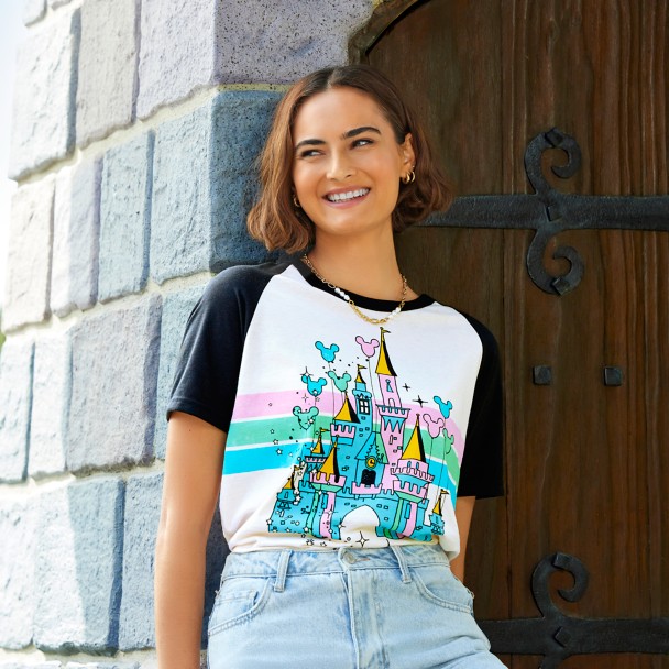 Fantasyland Castle Raglan T-Shirt for Women
