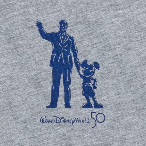 Walt Disney and Mickey Mouse ''Partners'' T-Shirt for Adults – Walt Disney World 50th Anniversary