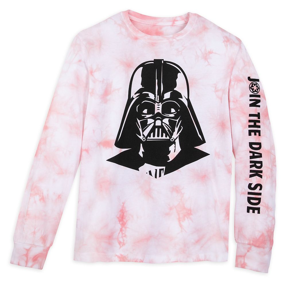 Darth Vader Tie-Dye Long Sleeve T-Shirt for Adults – Star Wars