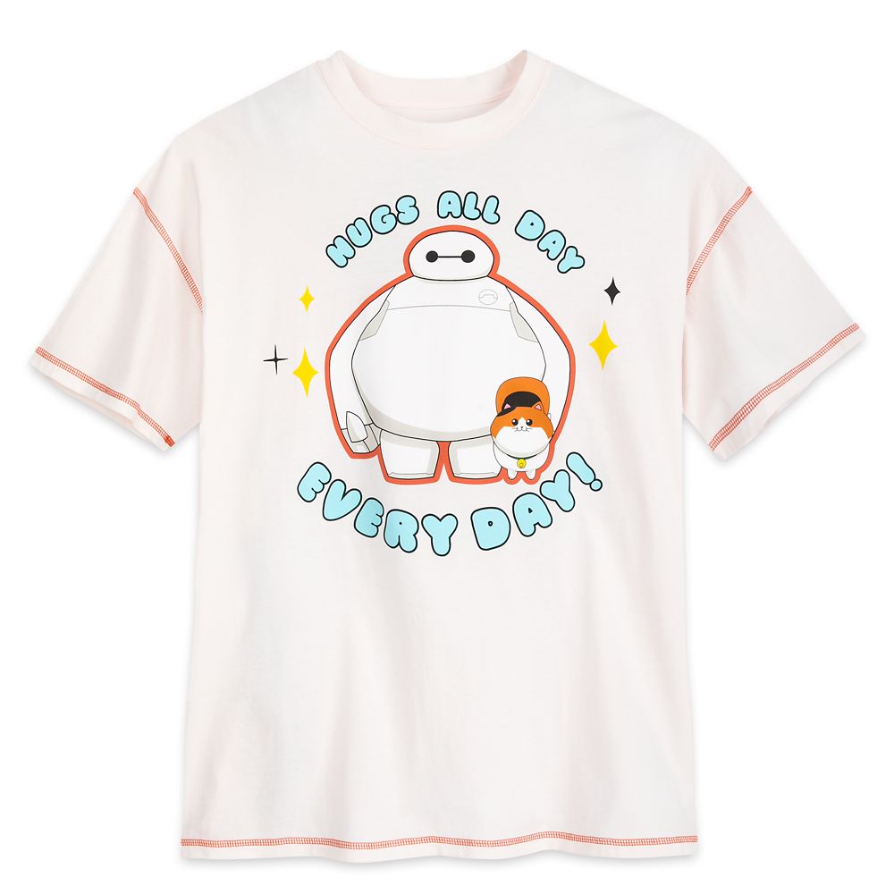 Baymax and Mochi Fashion T-Shirt for Adults – Big Hero 6