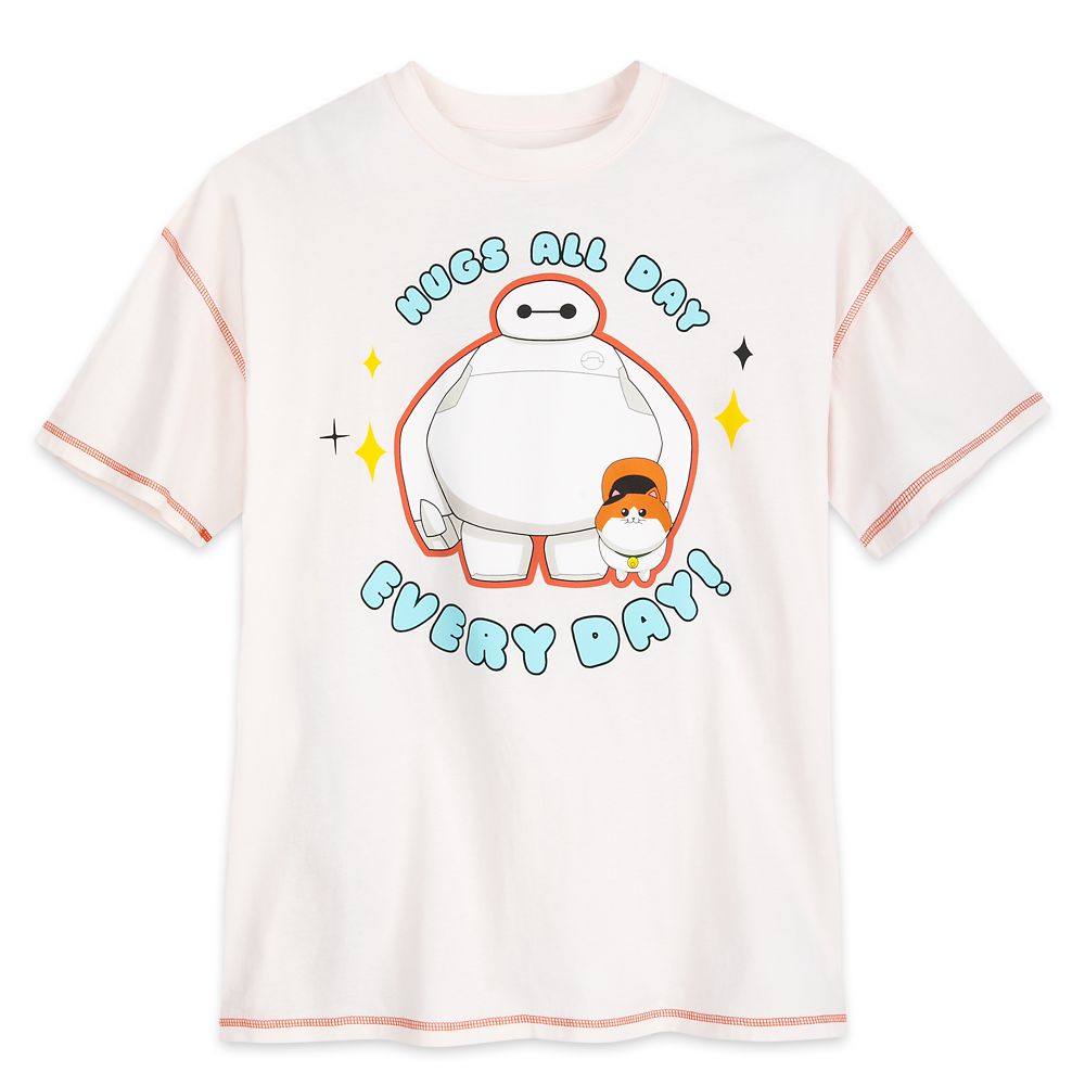 Baymax and Mochi Fashion T-Shirt for Adults – Big Hero 6 is here now