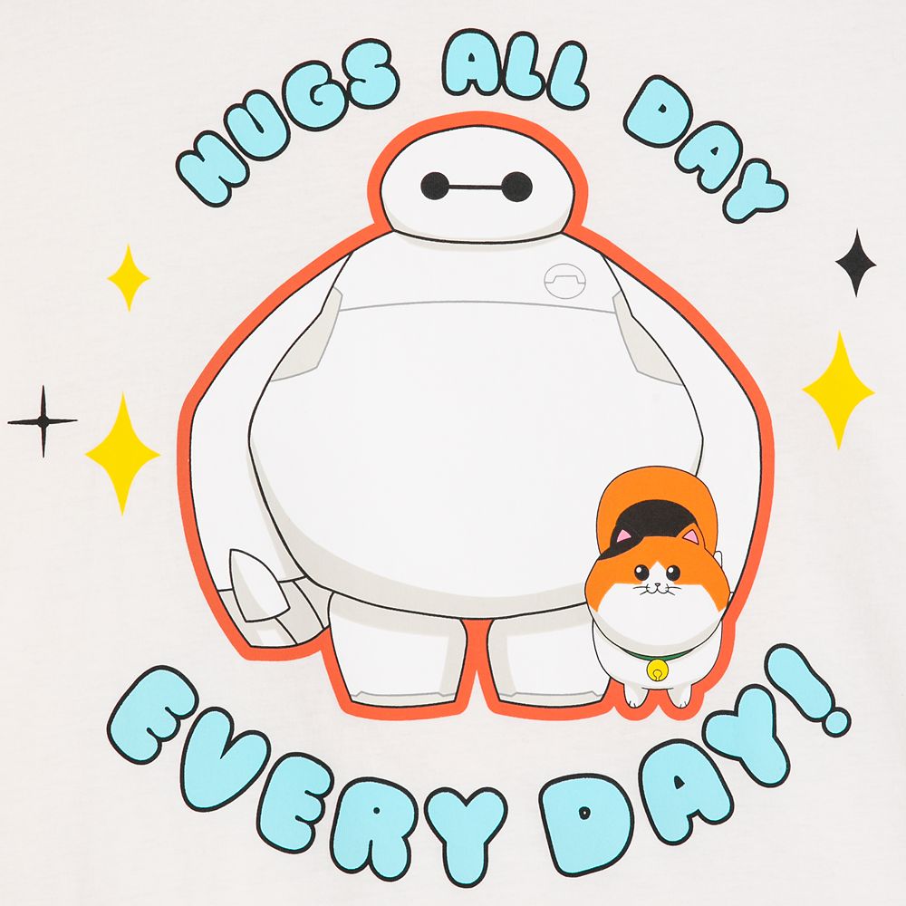 Baymax and Mochi Fashion T-Shirt for Adults – Big Hero 6