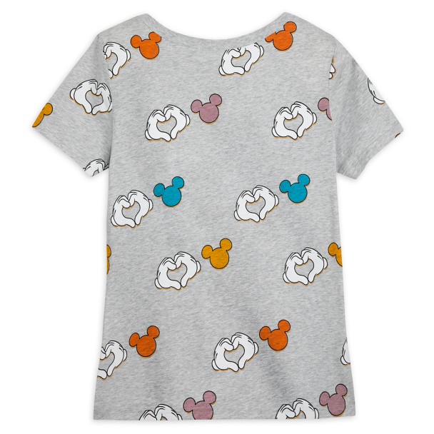 Mickey Mouse Heart Hands T-Shirt for Women | shopDisney