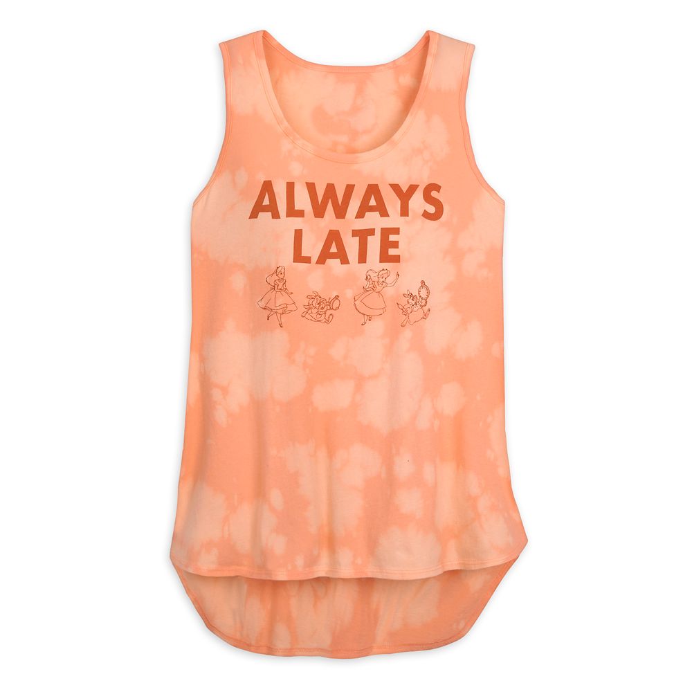 Alice in Wonderland Tie-Dye Tank Top for Women