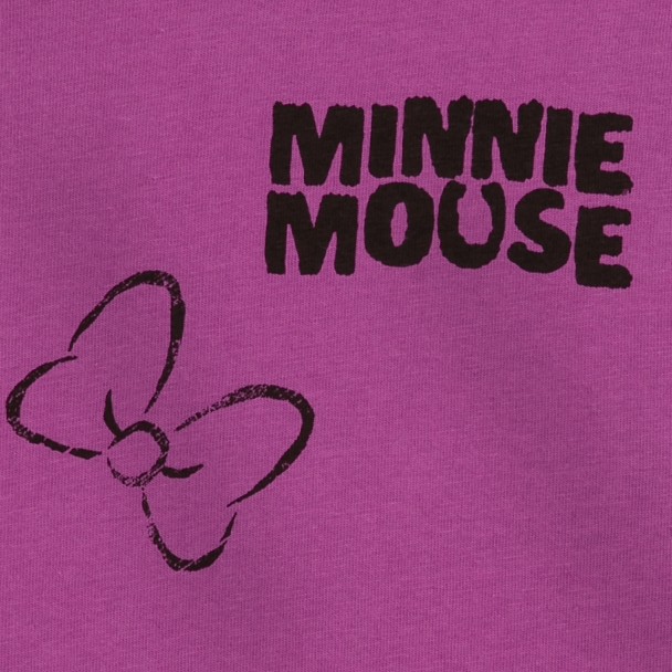 Minnie Mouse Vintage-Style Long Sleeve T-Shirt for Adults