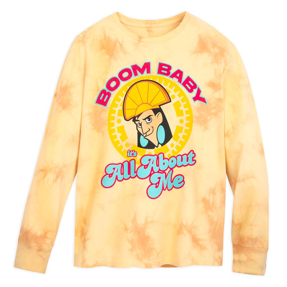 Kuzco Tie-Dye Long Sleeve T-Shirt for Adults – The Emperor's New Groove