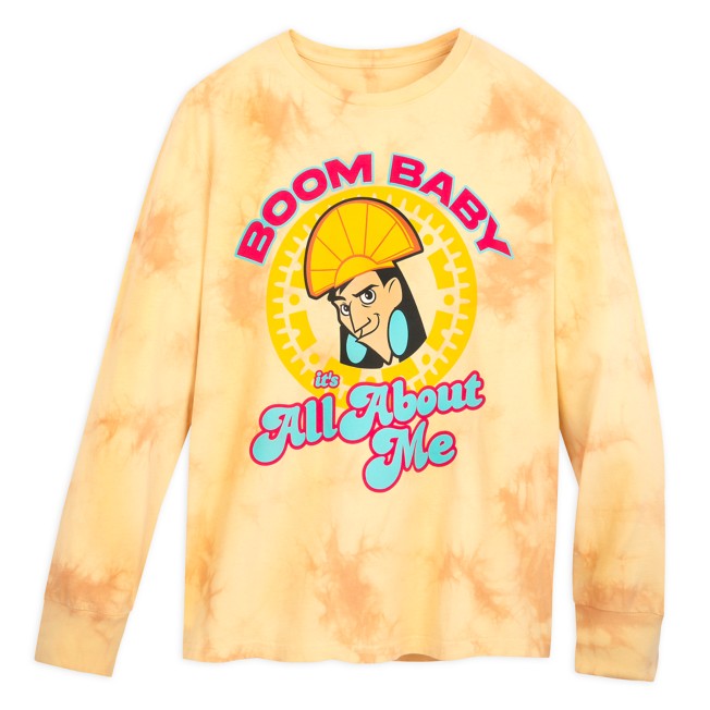Kuzco Tie-Dye Long Sleeve T-Shirt for Adults – The Emperor's New Groove
