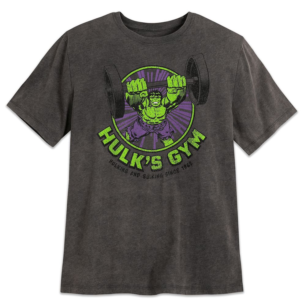 Hulk ”Hulk’s Gym” T-Shirt for Adults has hit the shelves