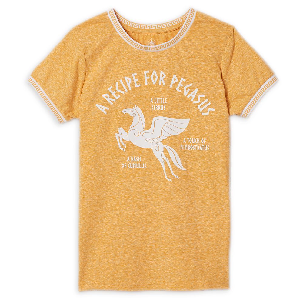 Pegasus Ringer T-Shirt for Adults – Hercules here now