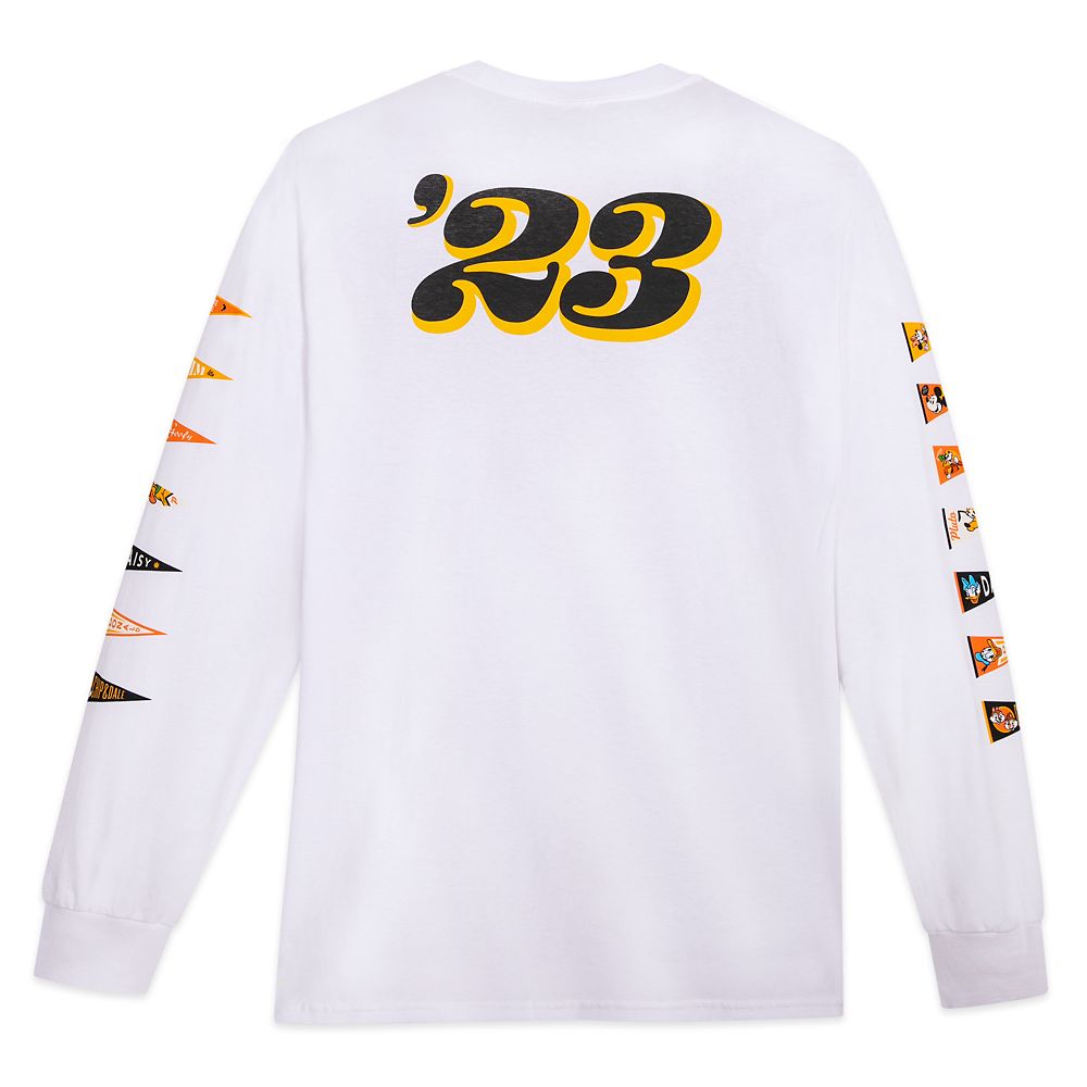 Disneyland Pennant Flag Long Sleeve T-Shirt for Adults &ndash; Disneyland 2023