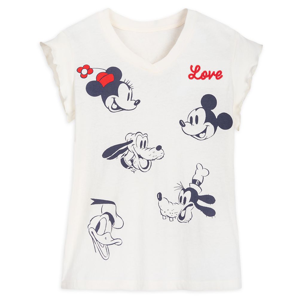 Mickey Mouse and Friends Vintage Fashion T-Shirt for Women is available online for purchase