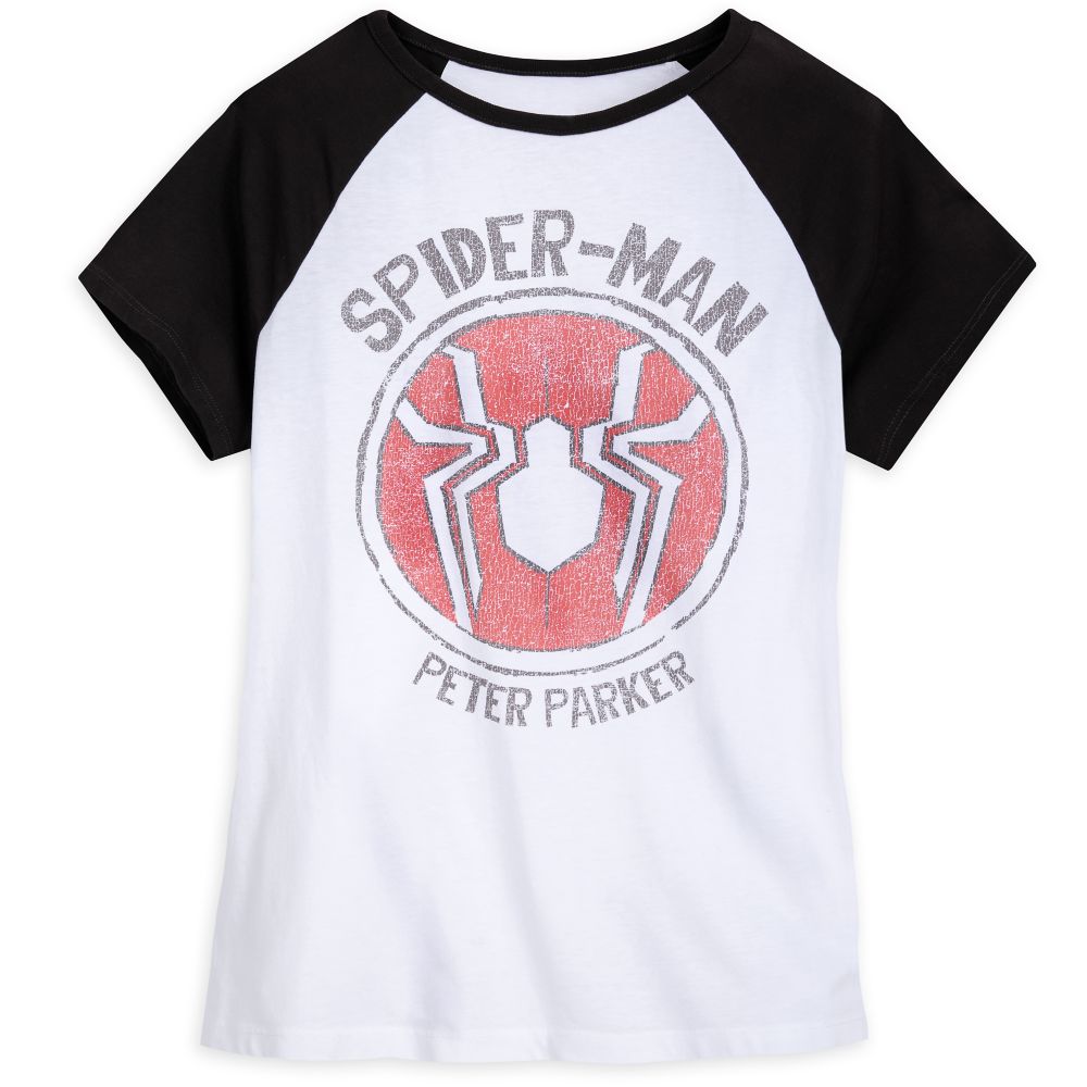 Spider-Man Peter Parker Raglan Top for Women