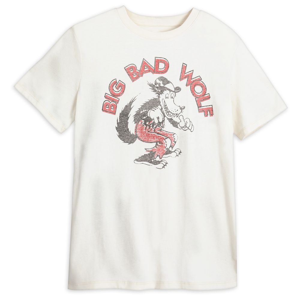 Big Bad Wolf Vintage T-Shirt for Adults – Three Little Pigs