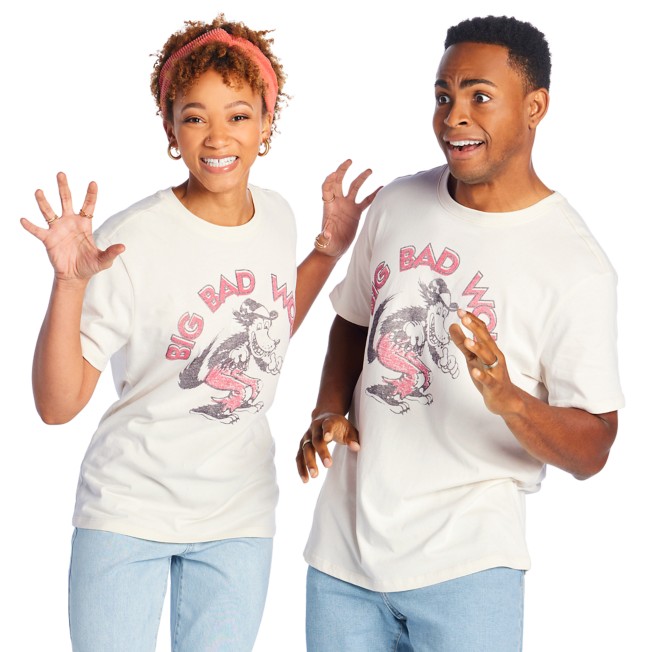Big Bad Wolf Vintage T-Shirt for Adults – Three Little Pigs