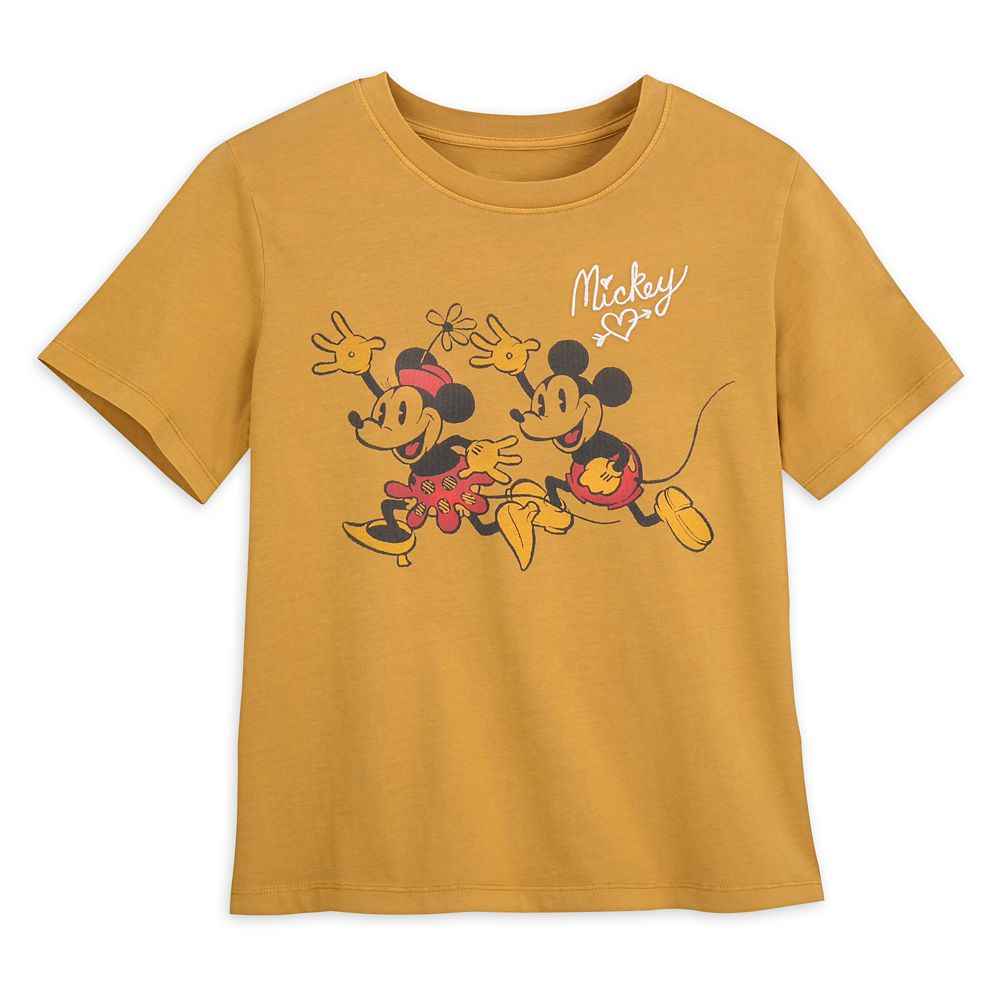 Vintage Mickey & Minnie, Warm & Cozy T-Shirt, Zazzle