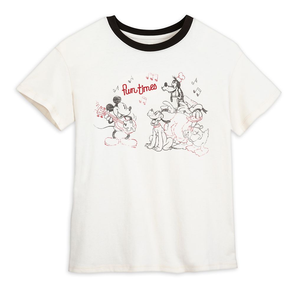 Mickey Mouse and Friends Vintage Ringer T-Shirt for Women