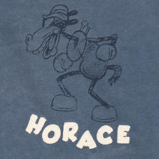 Horace Horsecollar Vintage-Style Fashion T-Shirt for Adults