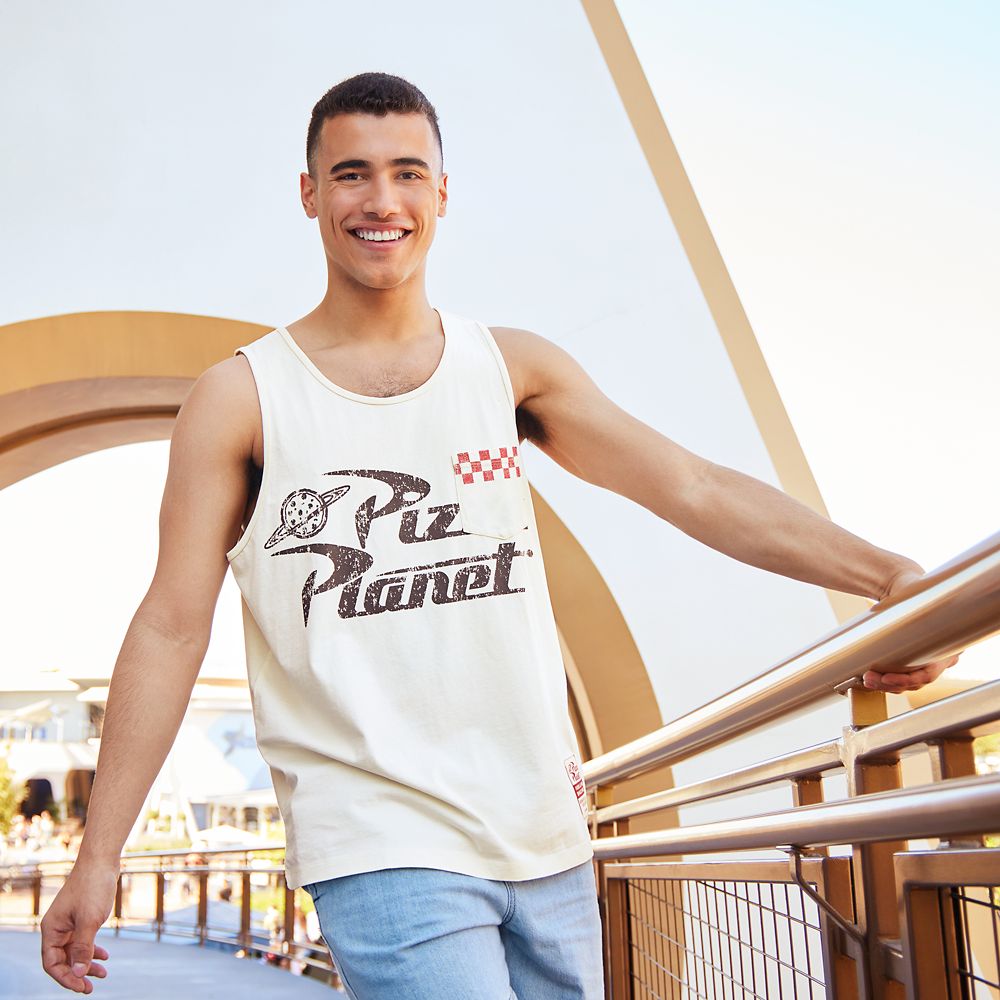 Pizza Planet Logo Tank Top for Adults – Toy Story