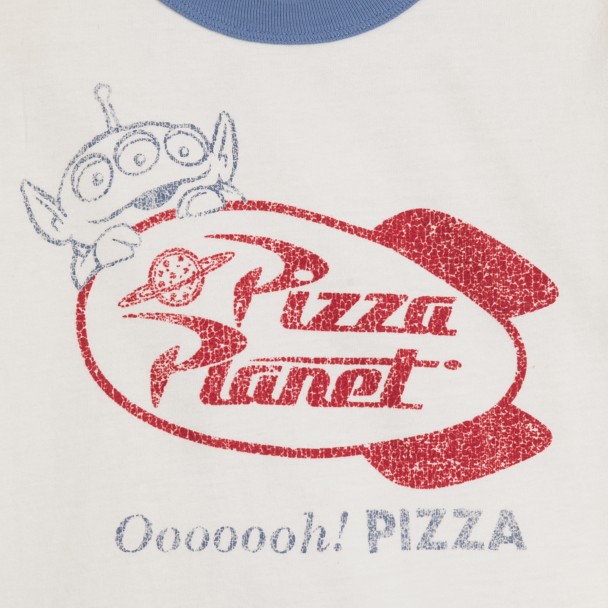 Pizza Planet Alien Logo Ringer T-Shirt for Women – Toy Story