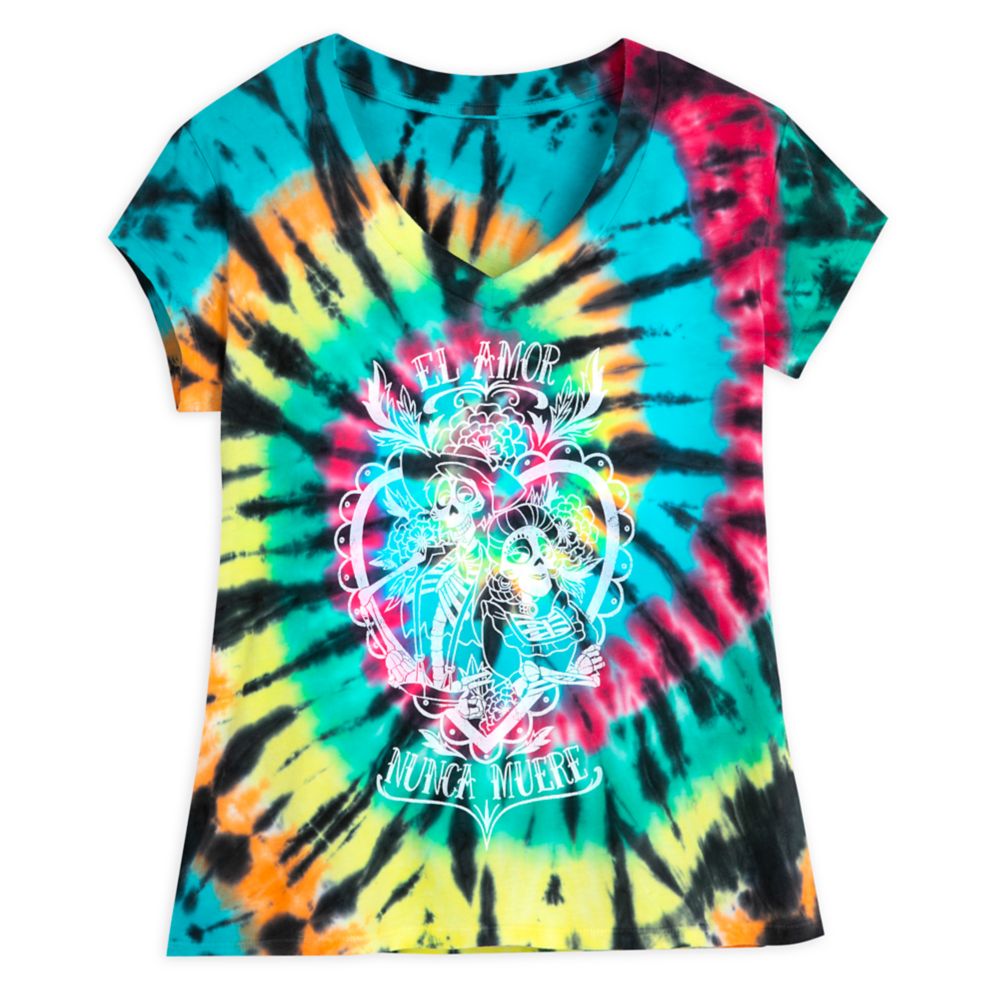 Mama Imelda and Hector Tie-Dye T-Shirt for Women – Coco has hit the shelves