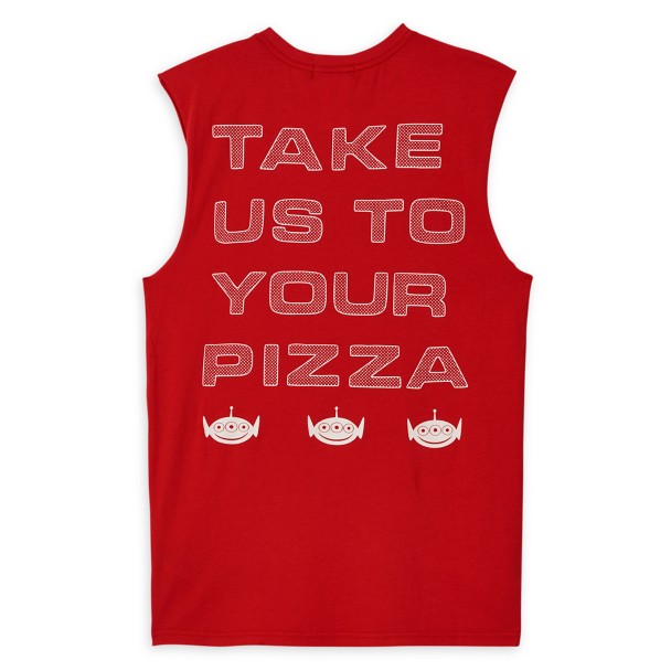 Toy Story ''Take Us To Your Pizza" Tank Top for Adults by Junk Food