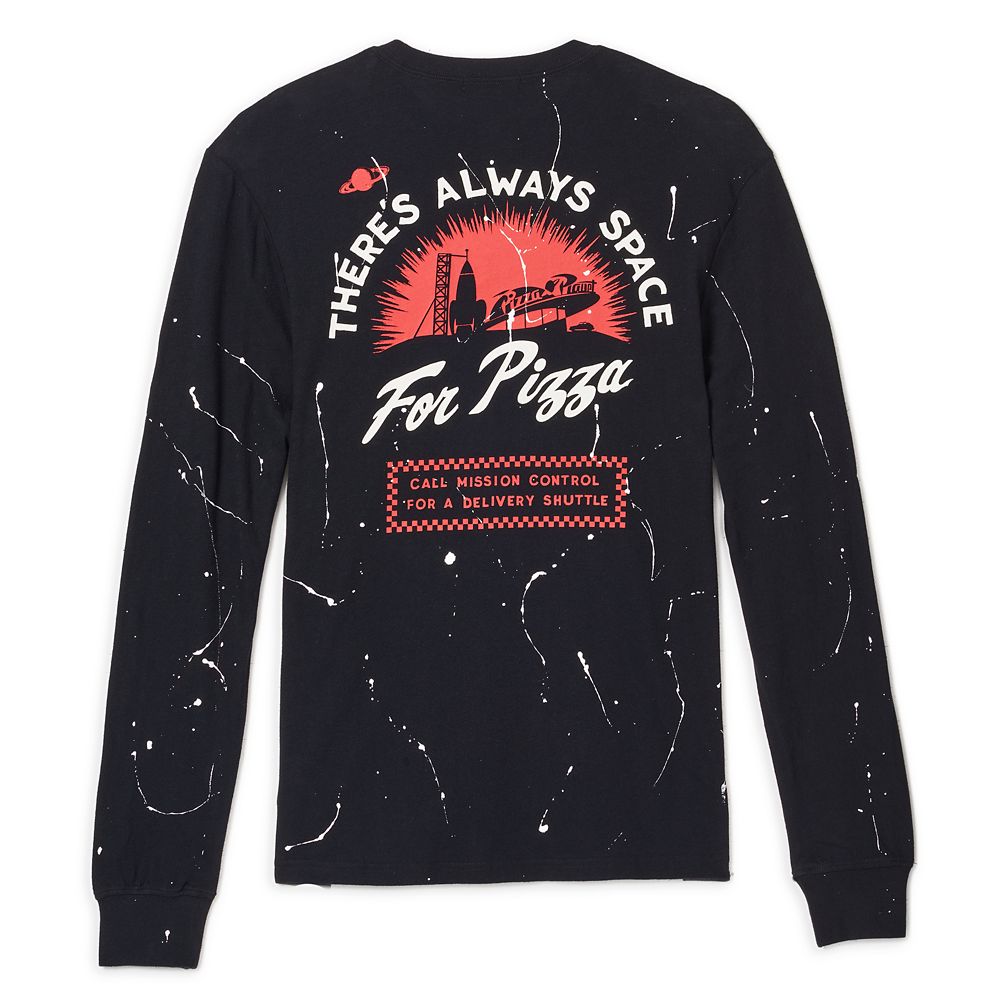 Toy Story ''There's Always Space For Pizza'' Long Sleeve T-Shirt for Adults by Junk Food