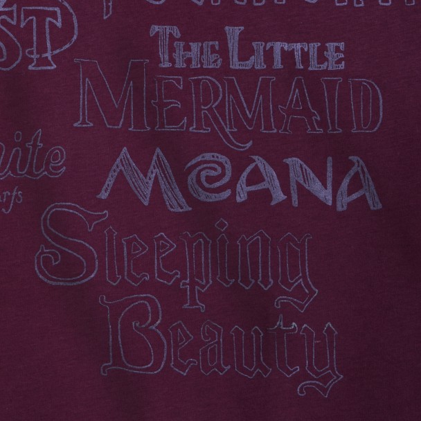 Disney Favorites Film Logos T-Shirt for Women – Extended Size