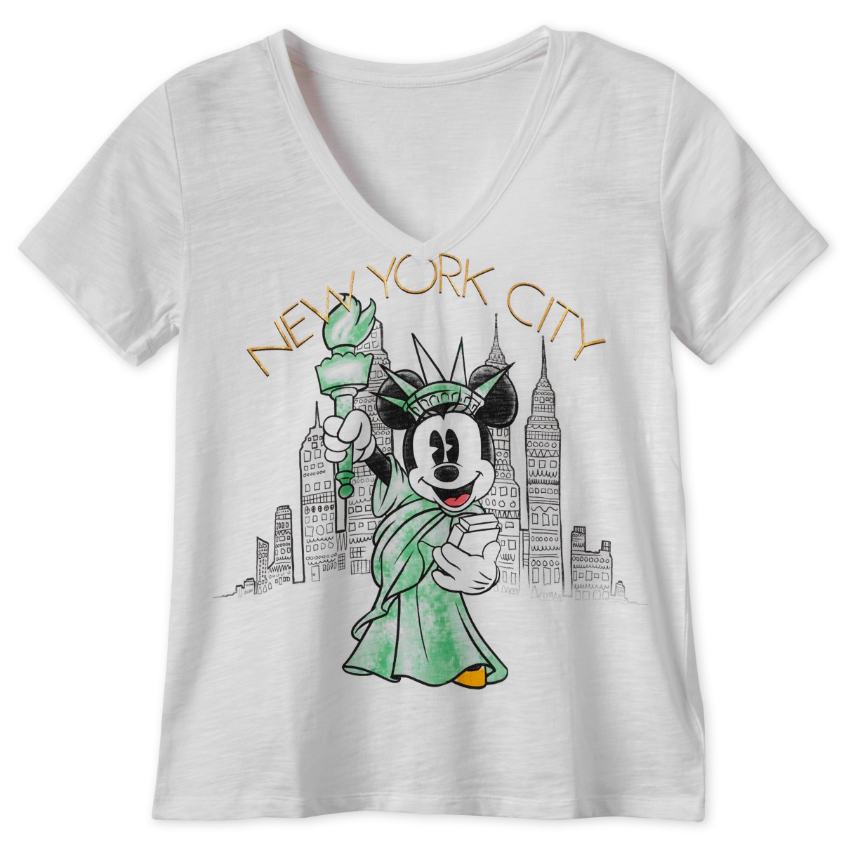 Minnie Mouse Statue of Liberty T-Shirt for Women – New York City