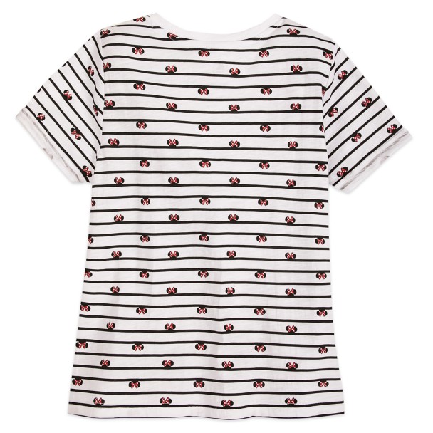 Minnie Mouse Icon Striped T-Shirt for Women | shopDisney