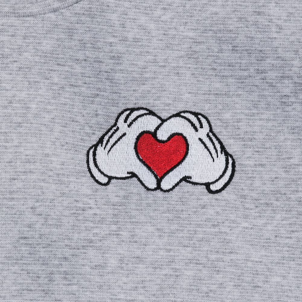 Mickey Mouse Heart Hands T-Shirt for Women