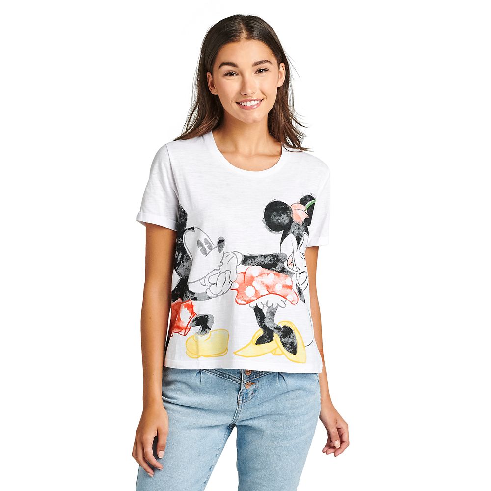 Mickey and Minnie Mouse T-Shirt for Women