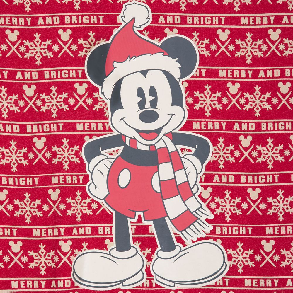 Mickey Mouse Holiday Cheer T-Shirt for Men