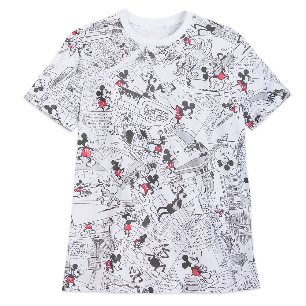 Mickey Mouse Comic Strip T-Shirt for Men | shopDisney