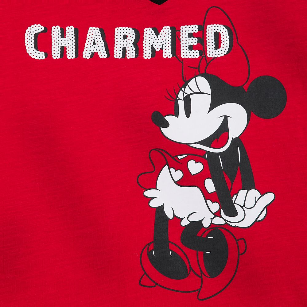 Minnie Mouse ''Charmed'' V-Neck T-Shirt for Women