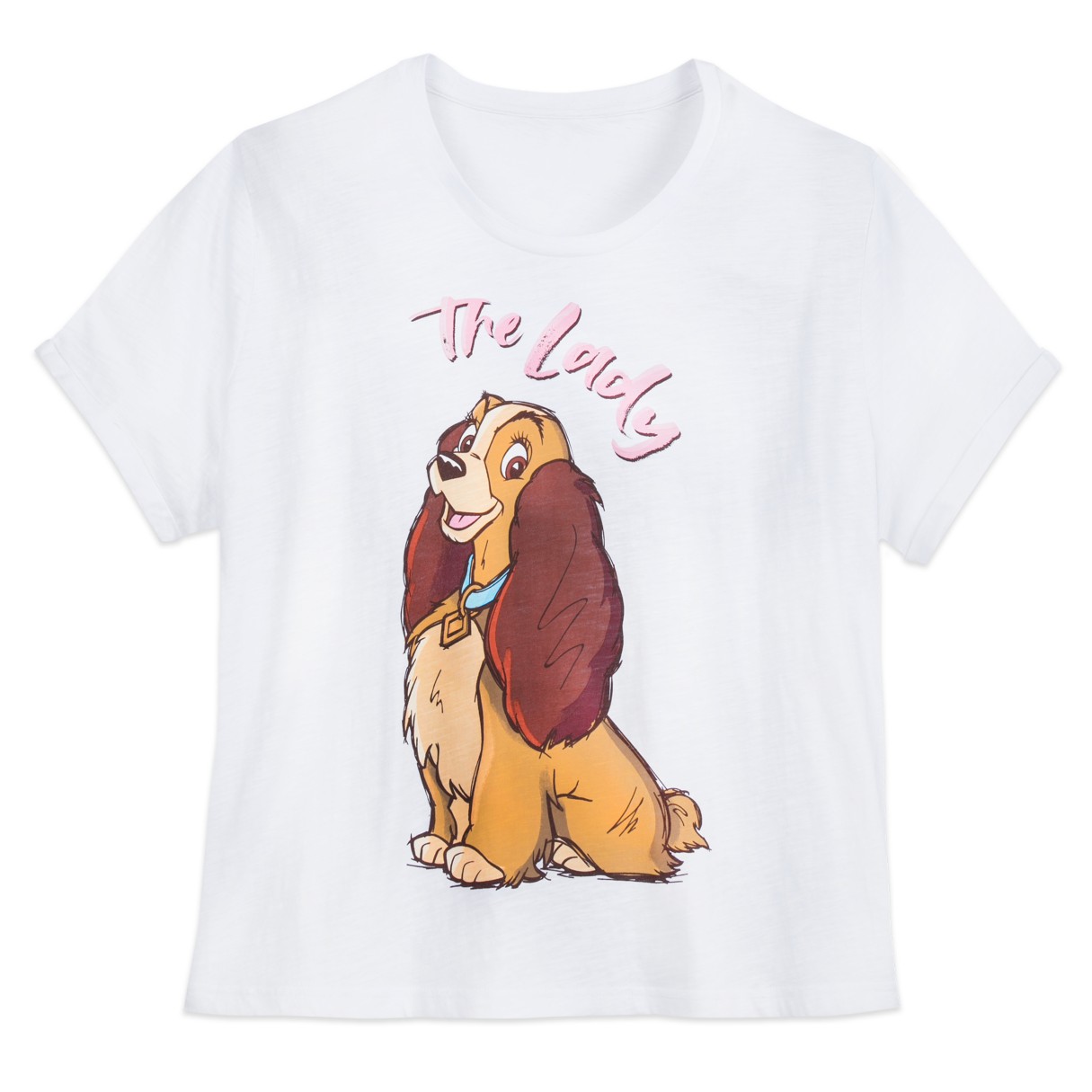 Lady ''The Lady'' T-Shirt for Women – Lady and the Tramp – Extended Size