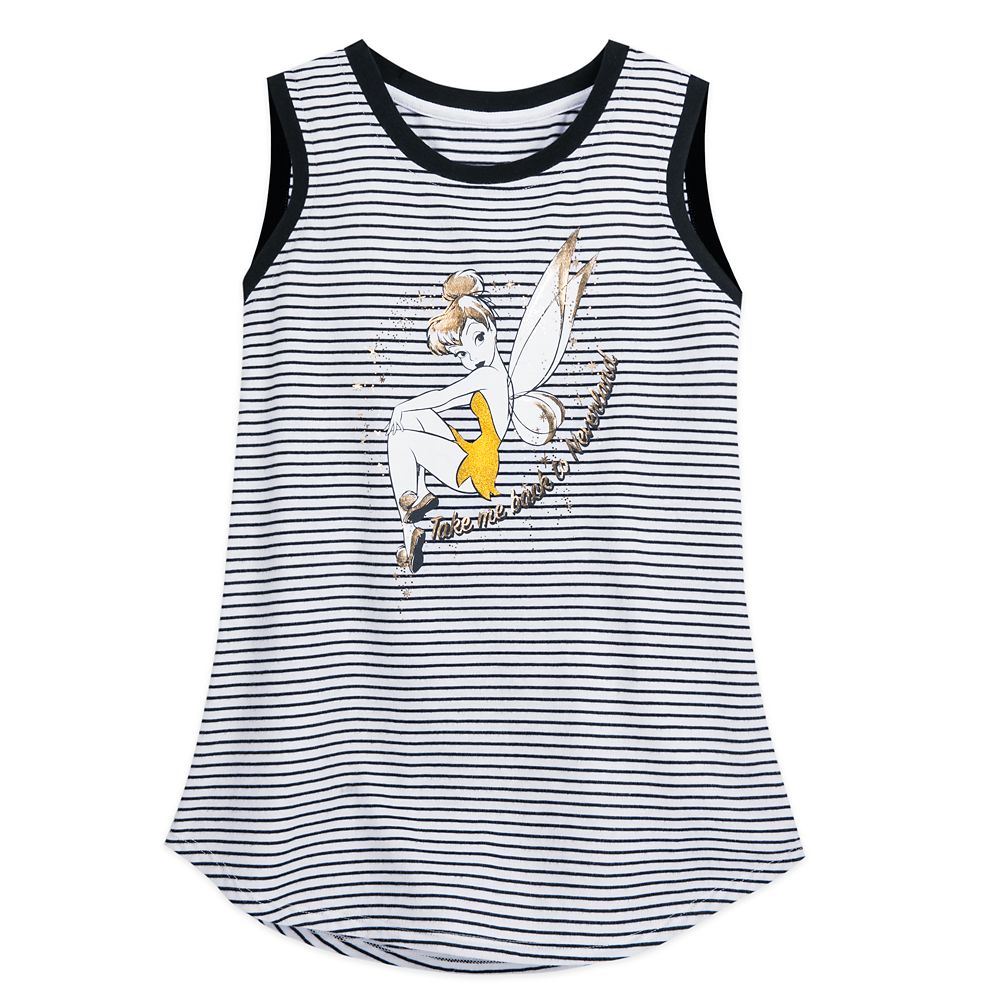 Tinker Bell Striped Tank Top for Women