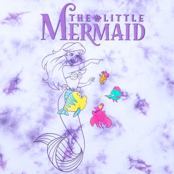 Ariel Tie-Dye T-Shirt for Women – The Little Mermaid